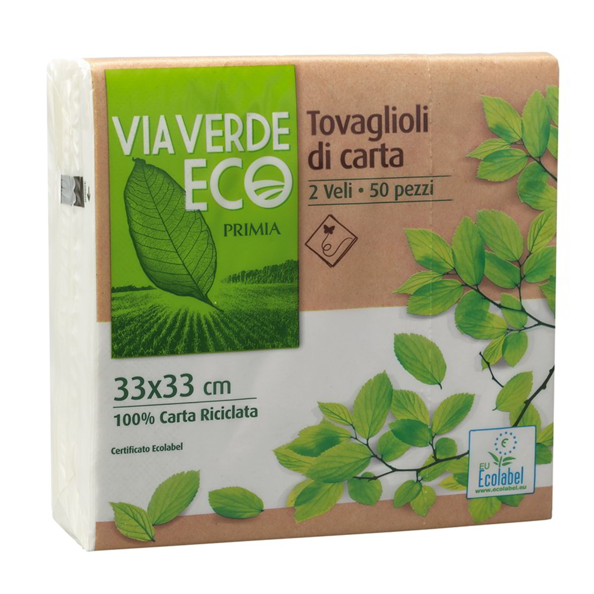 Sensa Lux Tovaglioli Di Carta Gastro 50 Pezzi – 3 Strati, 33x33 Cm, Colori Assortiti, Alta Qualità, Assorbenti, Per Feste, Matrimoni E Ristoranti (Bianco)