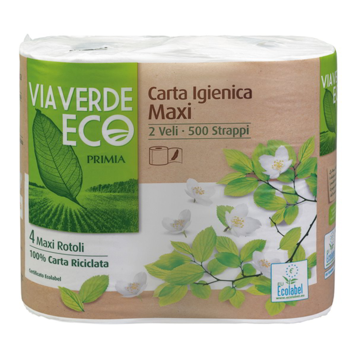 Carta Igienica Velo Natural Lucart - 72 Rotoli Eco Da 2 Veli - Foto 8