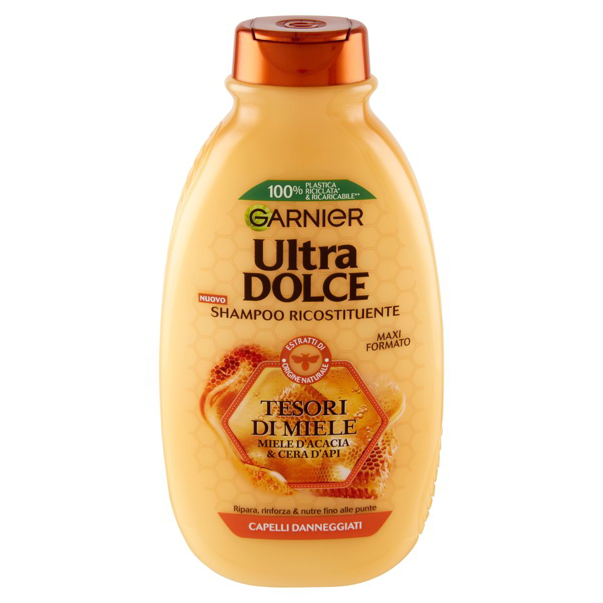 SHAMPOO RICOSTITUENTE TESORI DI MIELE GARNIER ULTRA DOLCE DupliClick